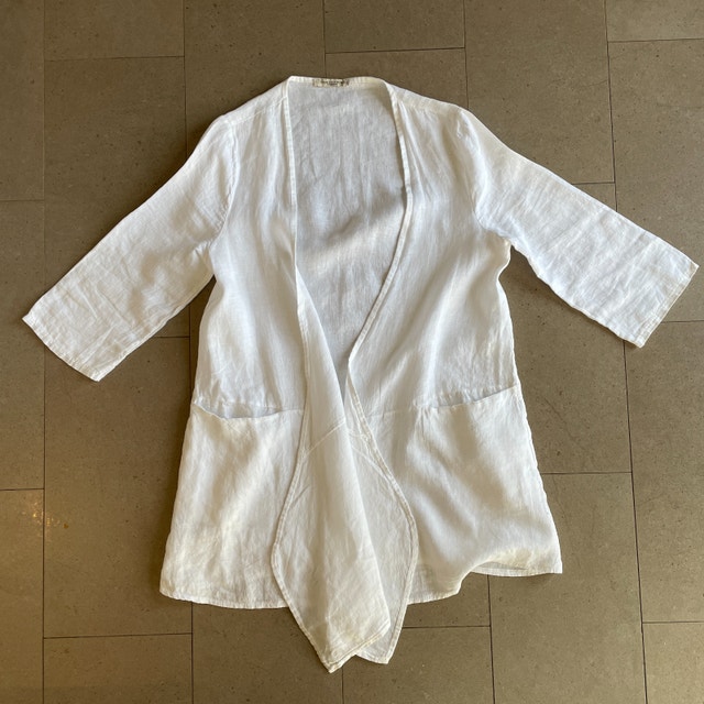 Francesca Bettini Linen Lagenlook Cardigan Top-Italy-Large - photo 2