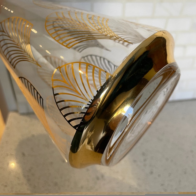 Art Deco Style Glass Decanter - photo 2