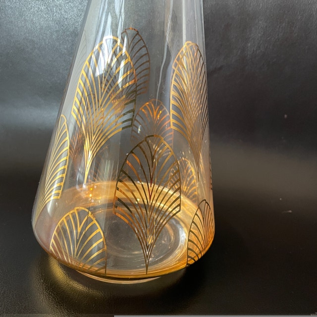 Art Deco Style Glass Decanter - photo 3
