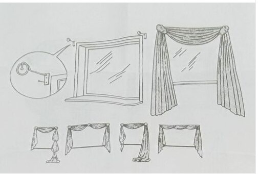 Curtain Valance Swag Hooks - NEW - photo 3