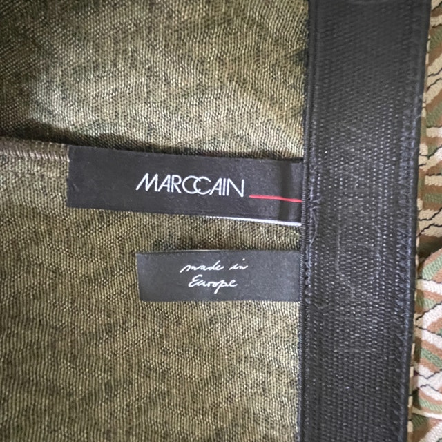 Marc Cain Frederika pants w/ slight flare-Geometric-Sz. 8 - photo 4