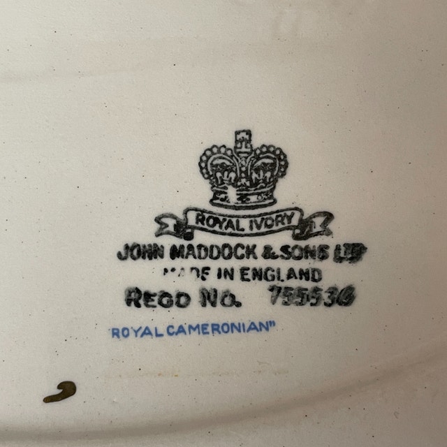 Antique 1920s Royal Cameronian 11" Platter - photo 4
