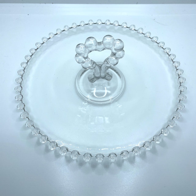 Vintage Imperial Glass Candlewick Plate - photo 2