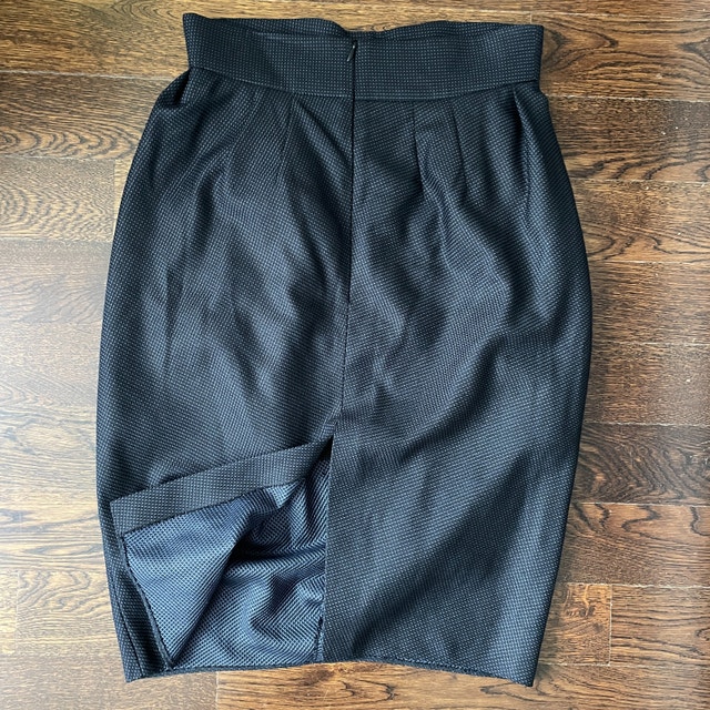 David Szeto Paris Silk/Wool Skirt - Size 42 (8) - photo 3