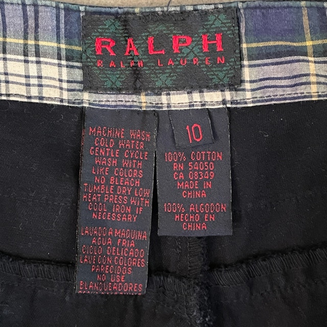 Ralph Lauren Navy Blue Woman's Cotton Pants-Sz.10-New with tags - photo 4
