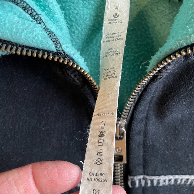 Lululemon Special edition cable knit Scuba Zip Hoodie-Size 2 - photo 5