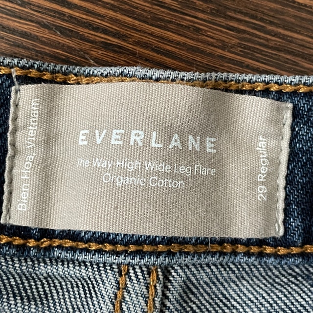 Everlane Way High Wide Leg Flare Jeans-Size 29 Regular - photo 3