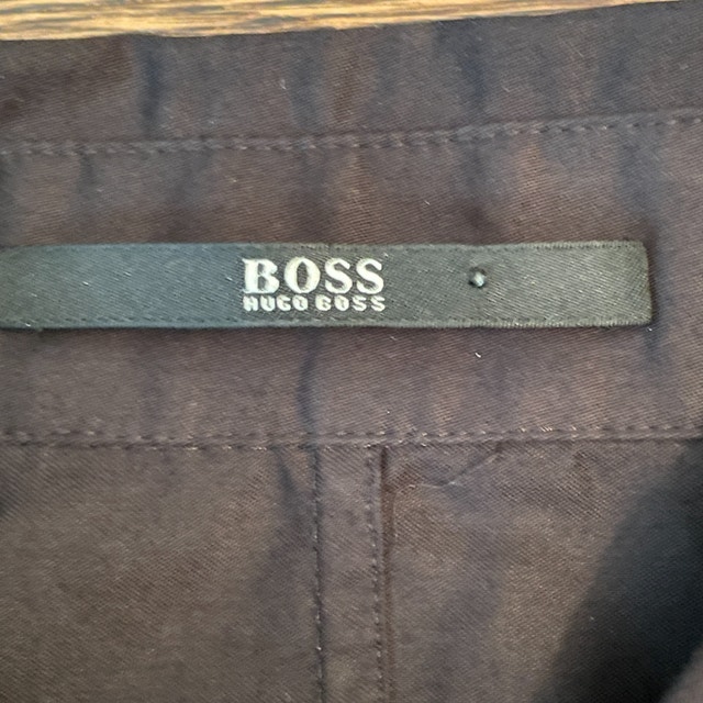 Black Hugo Boss Woman's Button Down Dress Shirt - Extra Small - photo 3