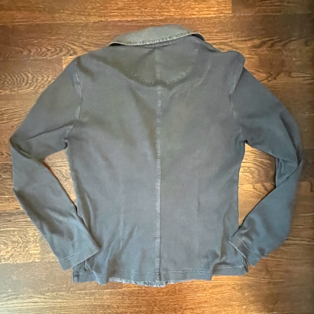 Sandwich woman's blue zippered blazer-Size Medium - photo 3
