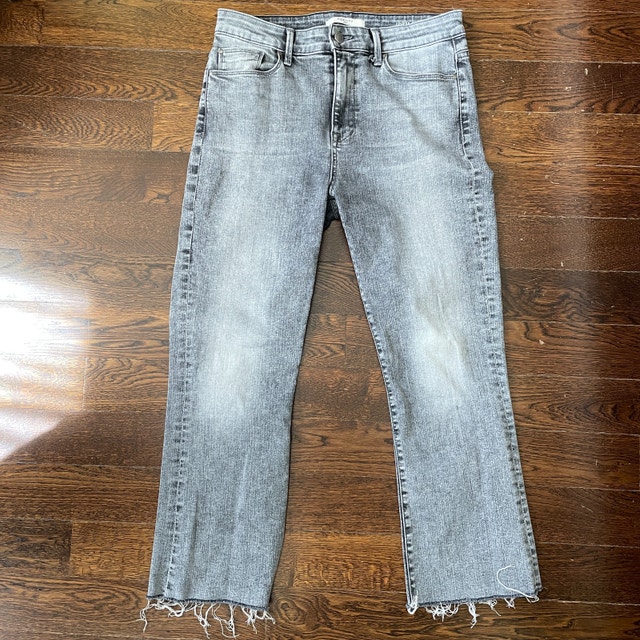 Fidelity Jeans Juniper Crop Flare Raw - Size 29