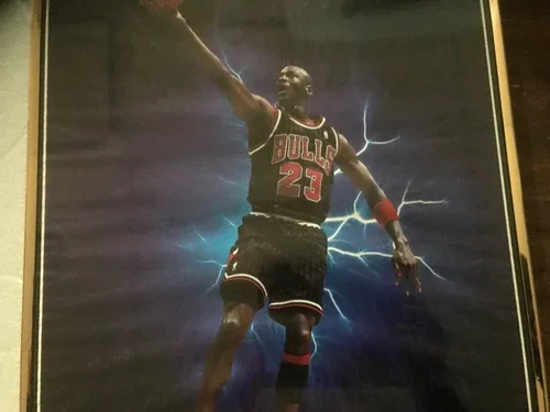 1996 Air Jordan Poster - Pure Energy - 16"×20" Framed image indicator(5)
