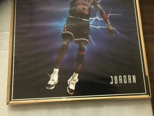 1996 Air Jordan Poster - Pure Energy - 16"×20" Framed image indicator(6)