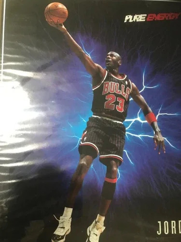1996 Air Jordan Poster - Pure Energy - 16"×20" Framed image indicator(7)