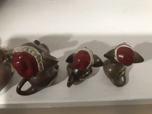 Vintage Josef Original Christmas Mice. Includes 5 image indicator(7)