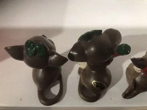 Vintage Josef Original Christmas Mice. Includes 5 image indicator(8)