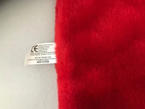 Vintage 1998 Coca-Cola Plush Christmas stocking, Red w/ holly be image indicator(4)