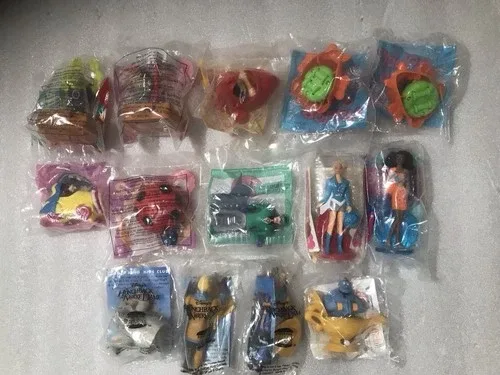 14 Unopened McDonalds Happy Meal Toys & Burger King Toys image indicator(10)