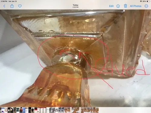 Vintage Jeanette Carnival Glass Candy Dish image indicator(3)