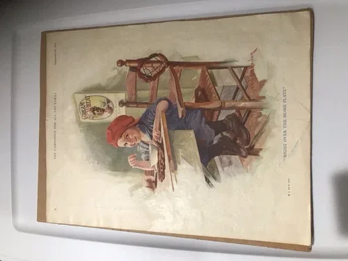 Cream Of Wheat Advertisement Right Over Home Plate 1923 image indicator(4)