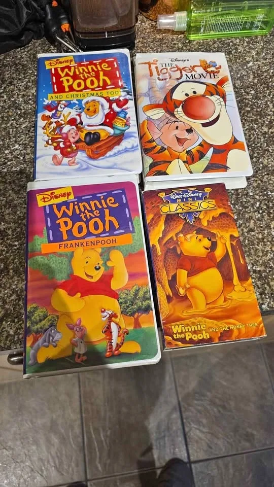 Winnie the Pooh vhs movies $3 each thumbnail
