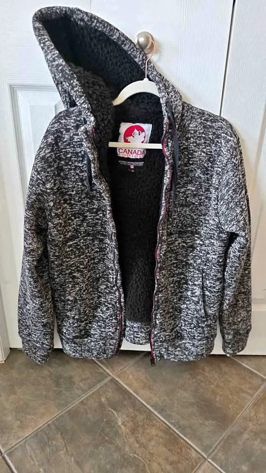 Ladies M Canada Weather gear full zip Sweater fleece lined  supe thumbnail