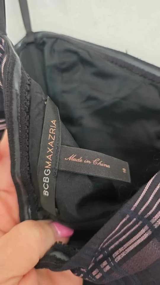 Sz 10 BCBG MAXAZRIA strapless dress new image indicator(2)