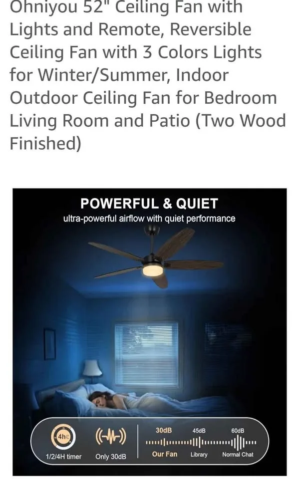 Brand New Ceiling Fan/Light in Box image indicator(9)