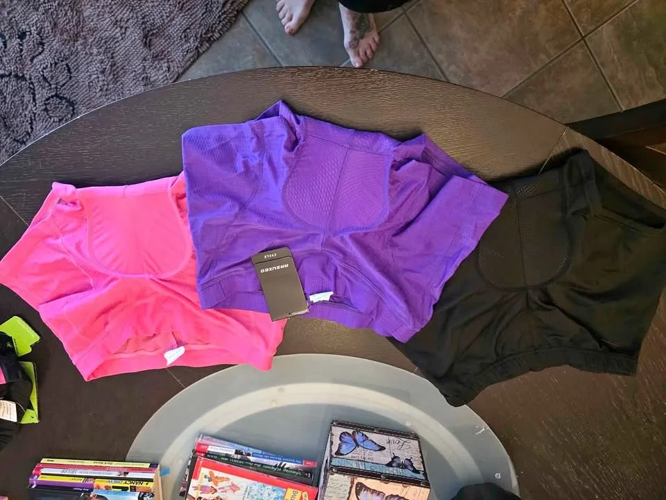 Women's sx med padded cycling shorts new 1 still has tags $10 ea thumbnail