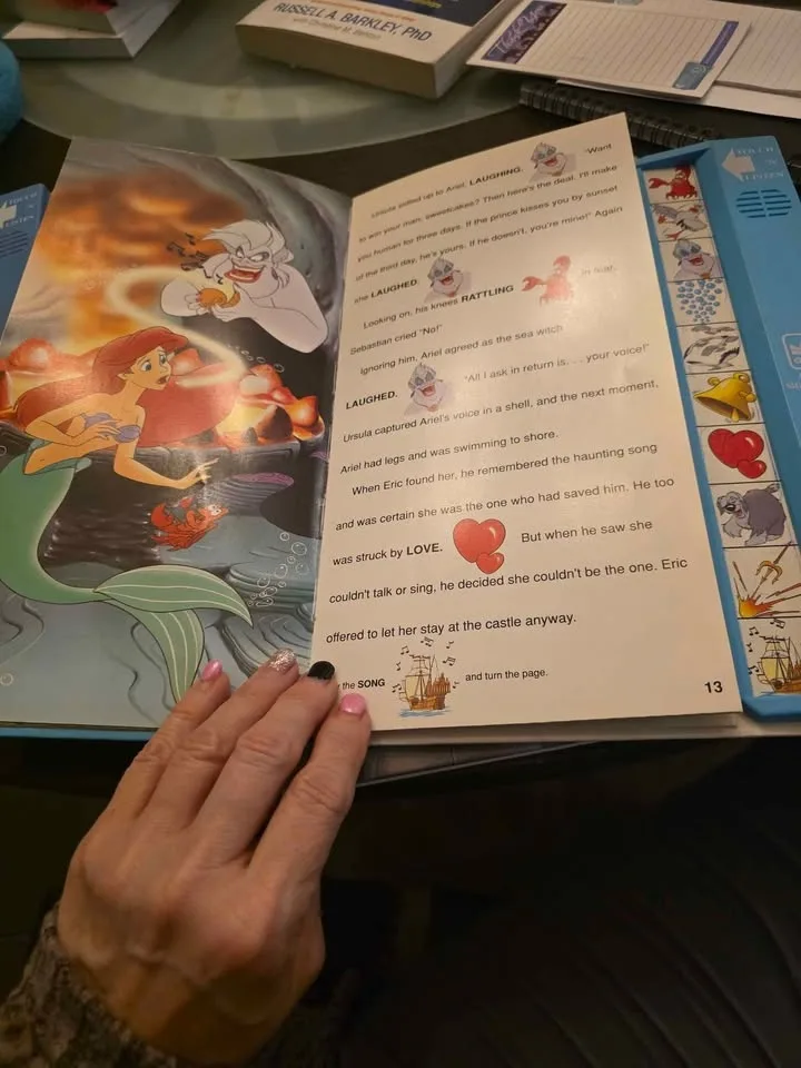 Disney THE LITTLE MERMAID Golden sound story book image indicator(3)