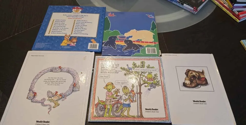 5 Hardcover children's books $15 for all great condition image indicator(2)