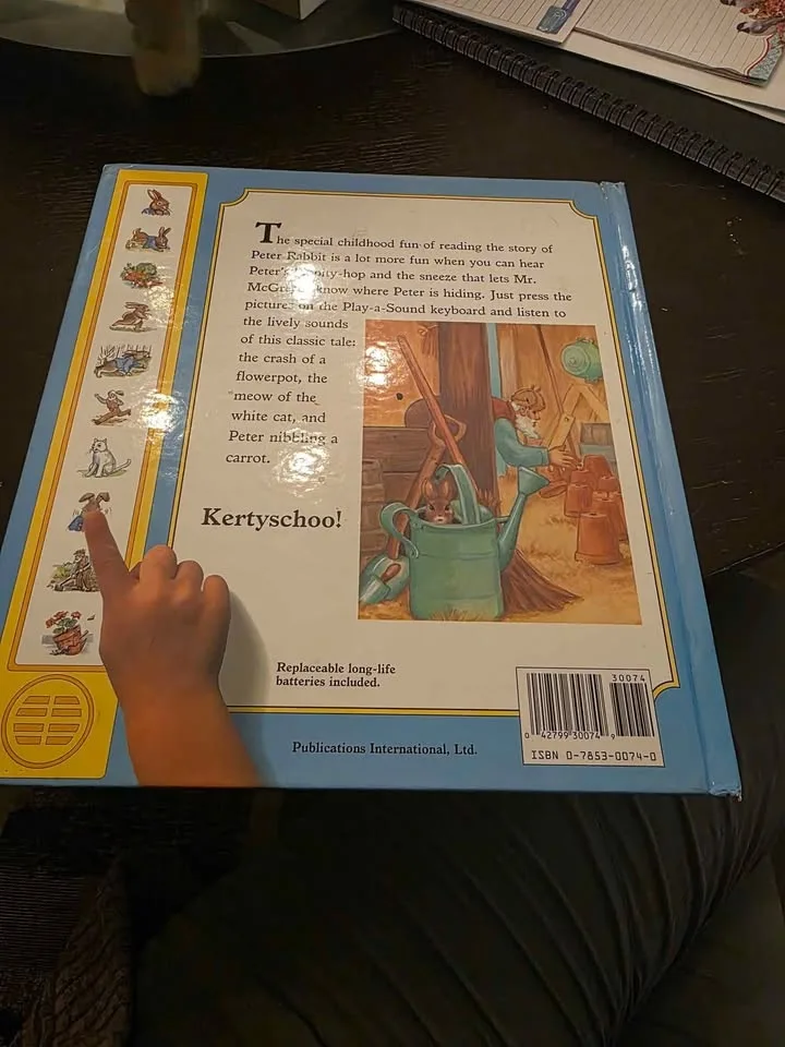 Play a sound book THE TALEA OF PETTER RABBIT image indicator(2)