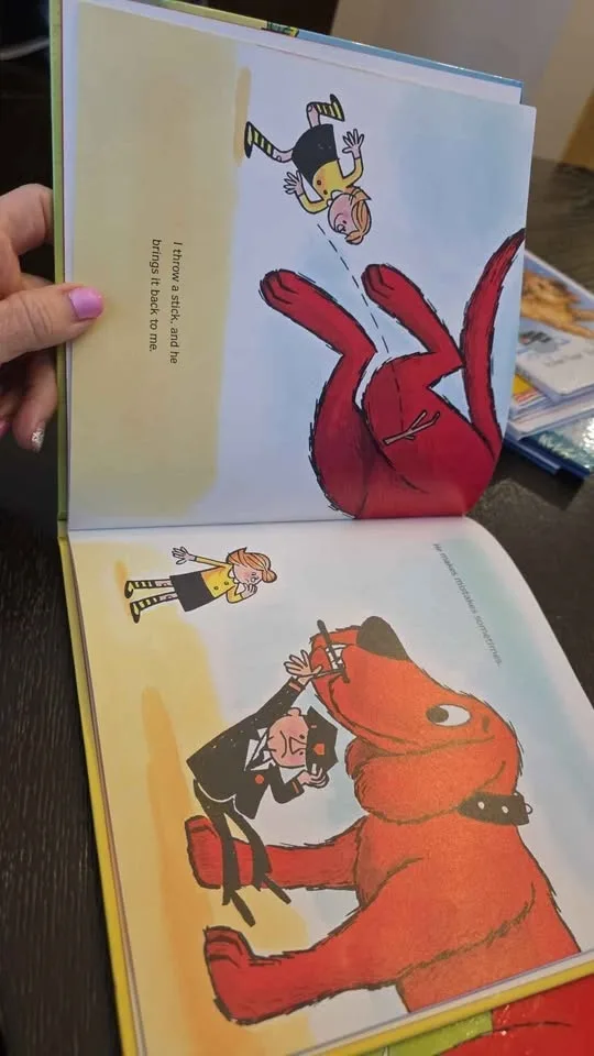 2 Clifford the big red dog books hardcover new softcover used BO image indicator(2)