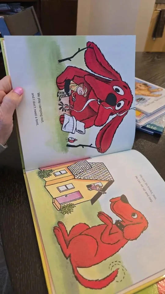 2 Clifford the big red dog books hardcover new softcover used BO image indicator(3)