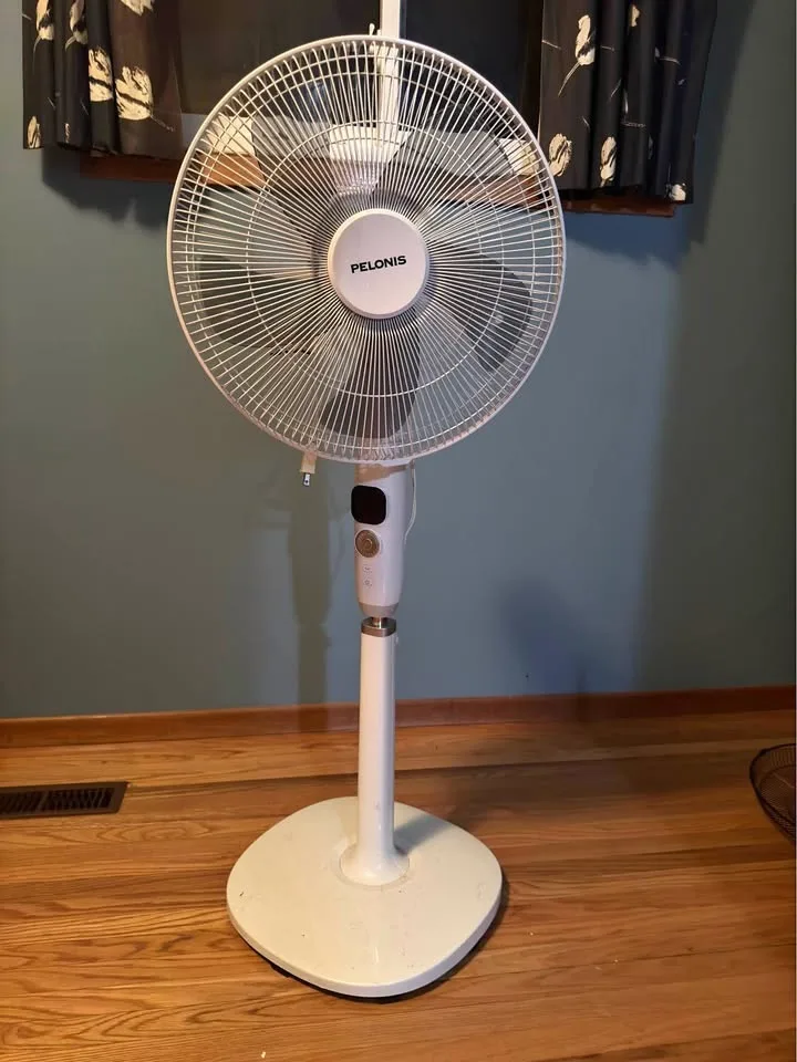 Pelonis Oscillating fan with remote control for sale