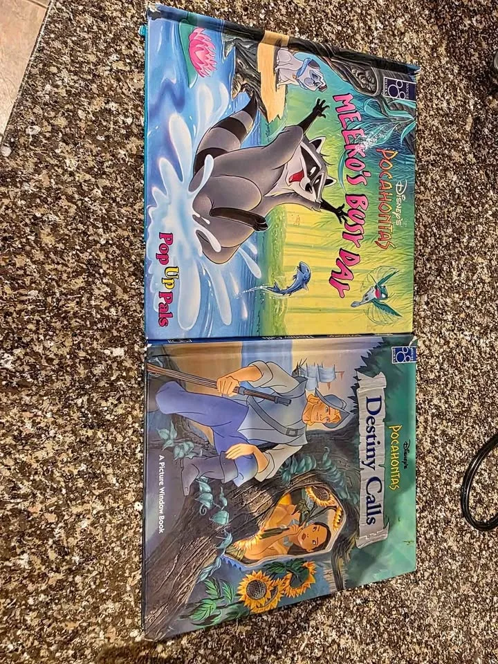 Books-children's - 2 hardcover Pocahontas books. thumbnail