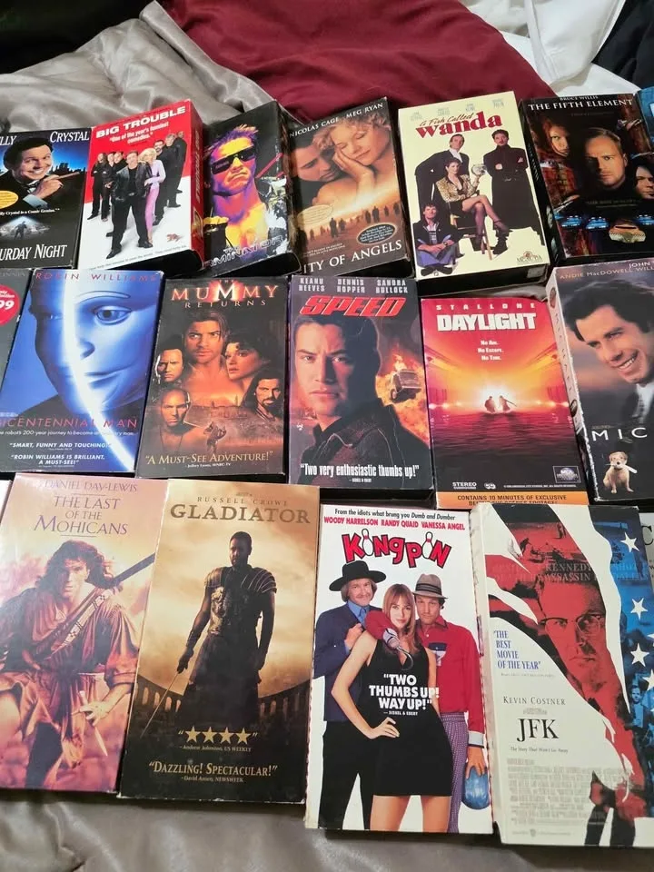 Movies VHS tapes $3 each image indicator(3)