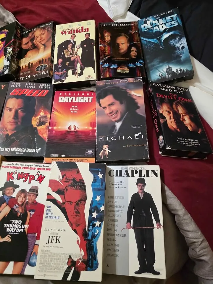 Movies VHS tapes $3 each image indicator(4)