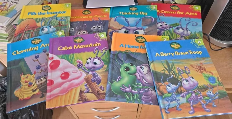Disney's A bug's life 12 hardcover books series NEW thumbnail