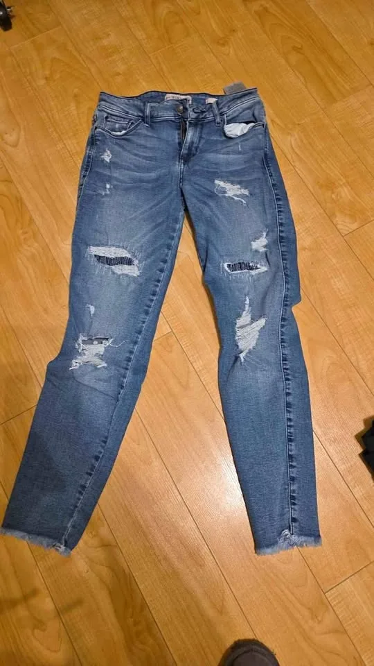 Guess ladies sexy curve jeans sz 26 thumbnail