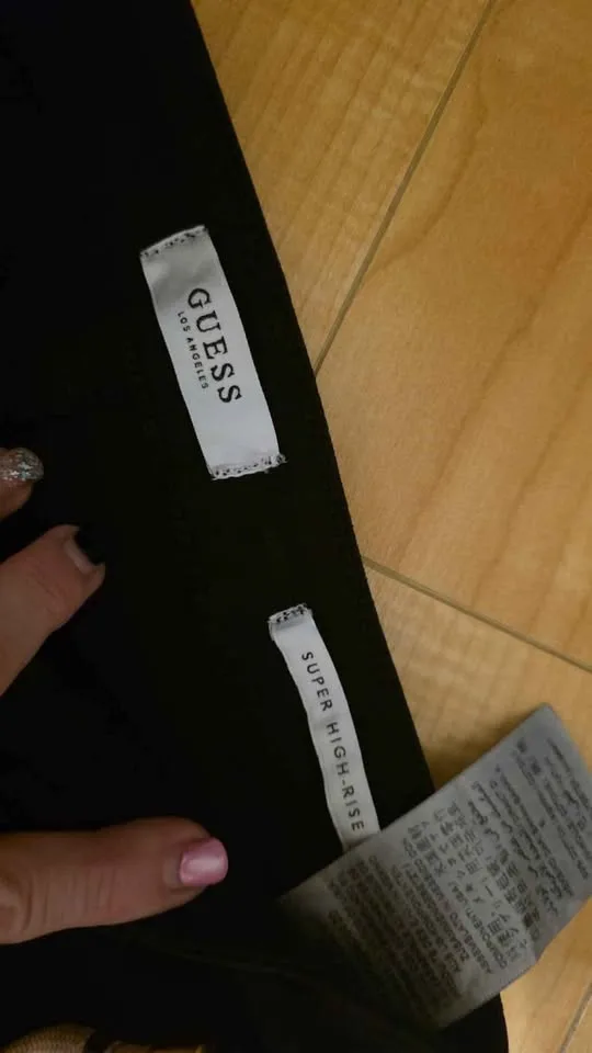 Guess sz 25 ladies super high rise jeans image indicator(2)