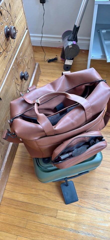 Monos Metro Duffel - brown leather
