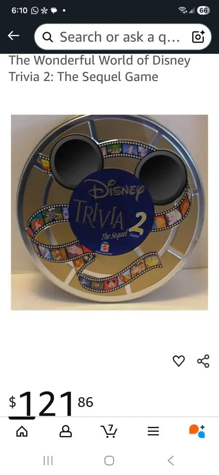 Disney Trivia 2 board game - collector item image indicator(3)