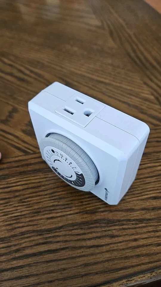 Fosmon Timer Plug Outlet Indoor 24 Hour Mechanical Outlet Timer image indicator(2)