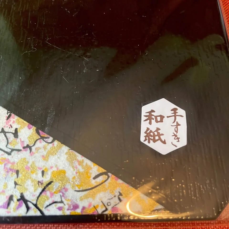 NEW✨Set of 5 Japanese Lacquer Coasters Set image indicator(4)