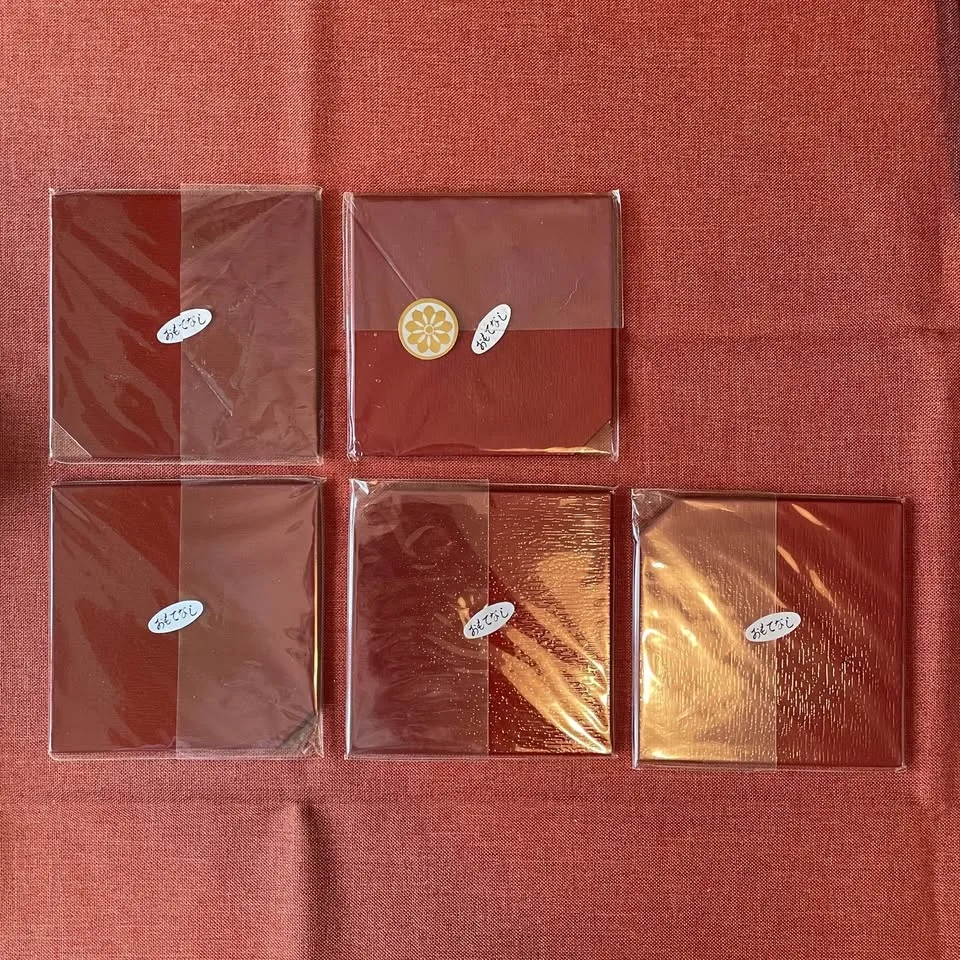 NEW✨Set of 5 Japanese Lacquer Coasters Set image indicator(7)