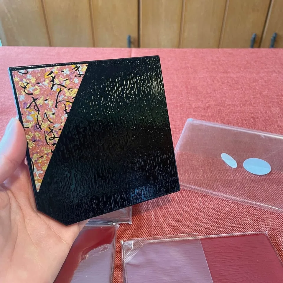 NEW✨Set of 5 Japanese Lacquer Coasters Set image indicator(8)