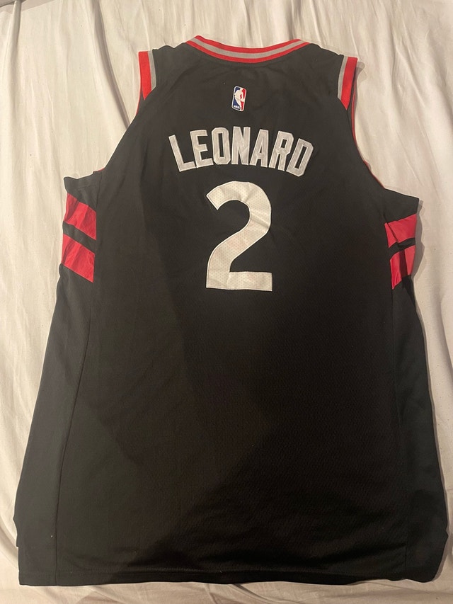 Kawhi Leonard Statement Swingman Jersey Black Lg - photo 2