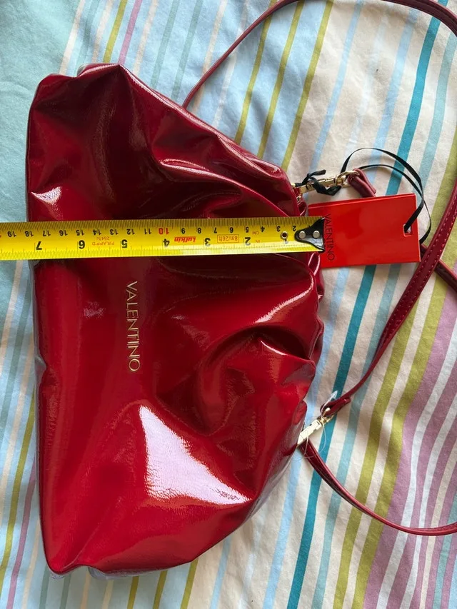 NEW VALENTINO Red purse image indicator(8)