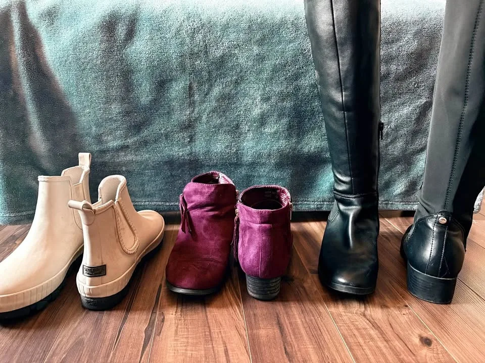 3 Pairs of Women’s Boots (Size 8) – Stylish & Cozy thumbnail