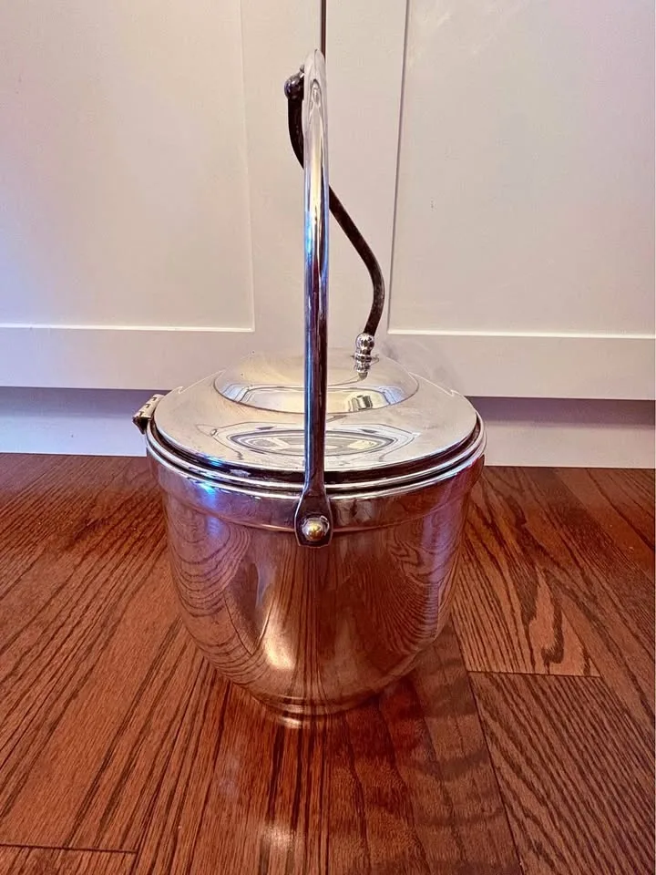 🍾 Silver Ice Bucket – Chic & Perfect for the Holidays! ❄️✨ thumbnail